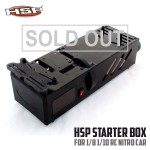 Starter Box For RC Car 1/10 And 1/8 Scale Nitro Power (Black)
